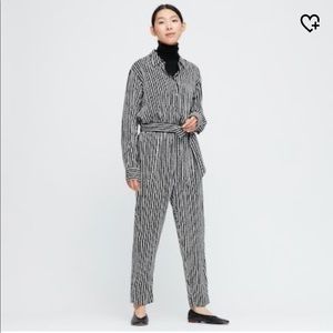 MARIMEKKO RAYON LONG-SLEEVE JUMPSUIT medium